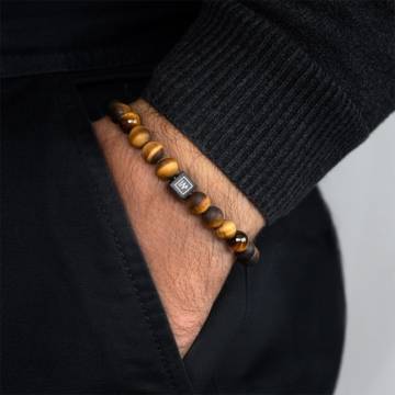ayyappan beaded stretch bracelet 3