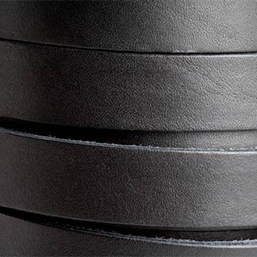 Black Leather 15mm