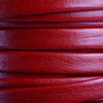 Red Flat Leather